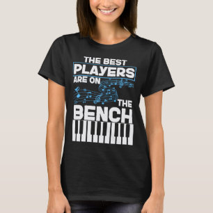 Camiseta Jogador de Piano de Teclado Engraçado Musico