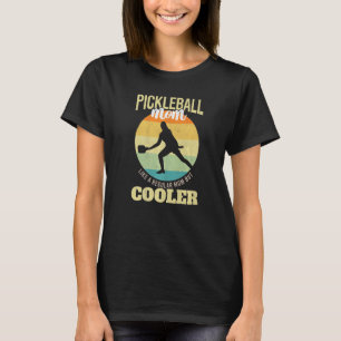 Camiseta Jogador de Pickle Ball Paddleball Mãe Mamãe Pickle
