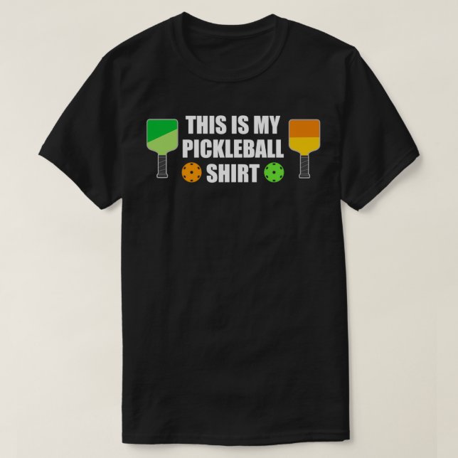 Camiseta Jogador De Pickleball Dink Esporte Engraçado Dizen (Frente do Design)