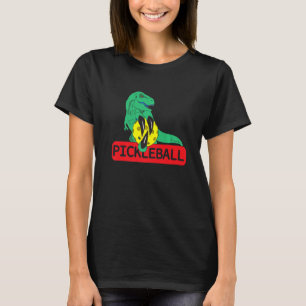 Camiseta Jogador de Pickleball Dinossauro