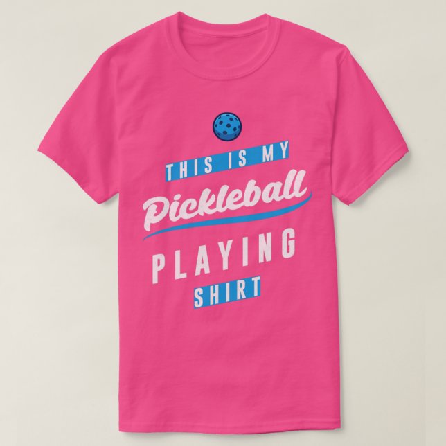 Camiseta Jogador De Pickleball Esportivo De Ampliação (Frente do Design)