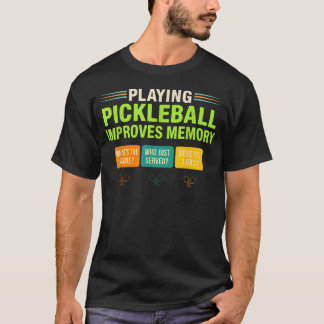 Camiseta Jogador de Pickleball Melhora Memória