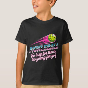 Camiseta Jogador de Pickleball Muito Preguiçoso Para Tênis