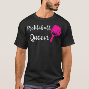 Camiseta Jogador de Pickleball Queen Pickleball Jogando Pic