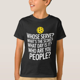 Camiseta Jogador de pickleball questiona humor para idosos