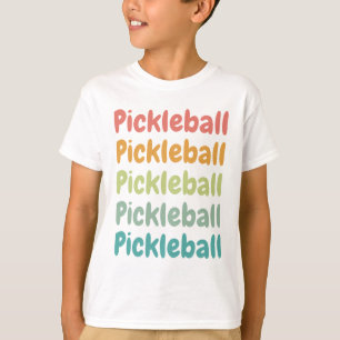 Camiseta Jogador de Pickleball Retro