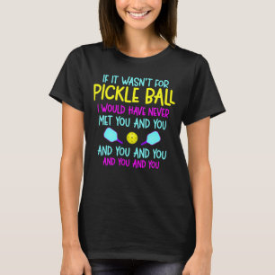 Camiseta Jogador de piclebol Engraçado