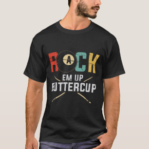 Camiseta Jogador de Piscina Billiards, Rack Em Para Cima, C