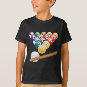 Camiseta Jogador De piscina E Snooker1