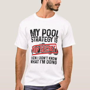 Camiseta Jogador De Piscina Engraçado Billiards Presente Pa