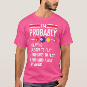 Camiseta Jogador de piscina Snooker Billiards Glove Wearer 
