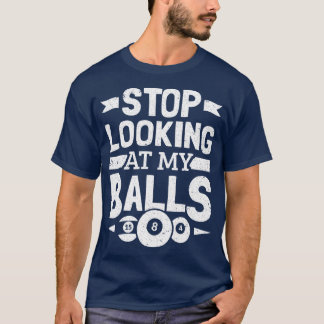 Camiseta Jogador De piscinas Para De Olhar Para O Meu Billi