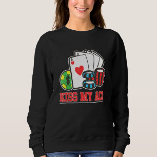 Camiseta Jogador de Poker Bluff do Pote Poker Ace