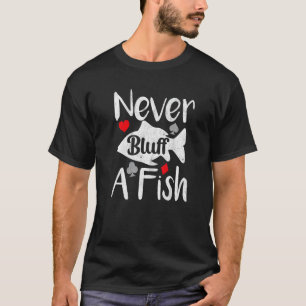 Camiseta Jogador De Poker Nunca Bluetooth Um Casino De Peix