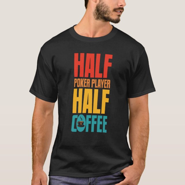 Camiseta Jogador De Poker Para Café (Frente)