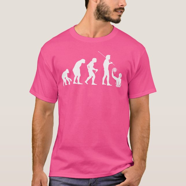 Camiseta Jogador de Pólo Aquático Evolution (Frente)