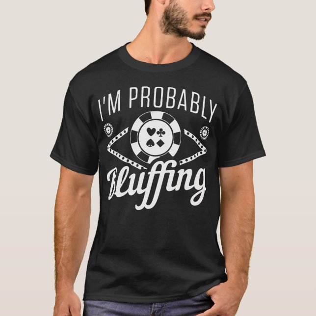 Camiseta Jogador de Pôquer (Frente)