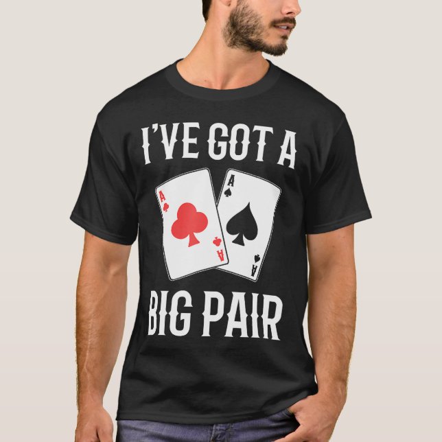 Camiseta Jogador de Pôquer Engraçado (Frente)