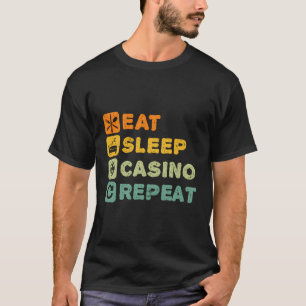 Camiseta Jogador de Pôquer Engraçado do Casino Brincando