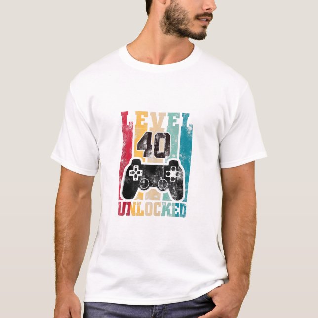 Camiseta Jogador De Presentes De 40 Anos (Frente)