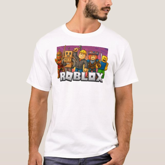 Camiseta Jogador de Roblox (Frente)