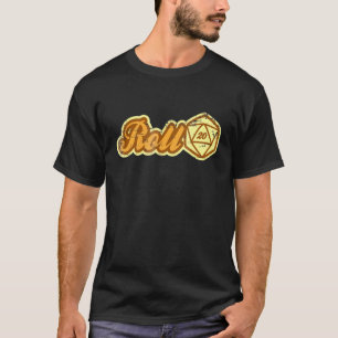 Camiseta Jogador De Roll Retroativo 20 Rpg