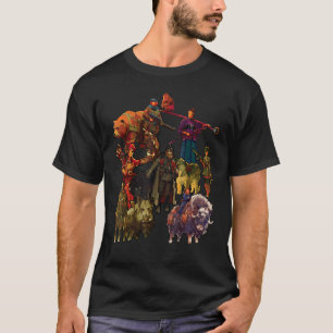 Camiseta Jogador de roupas do jogo do Conselho Pixel Scyth