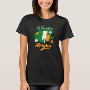 Camiseta Jogador de rúgbi irlandês e rugby da Irlanda ou do