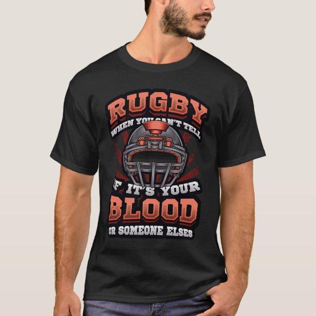 Camiseta Jogador de Rugby (Frente)