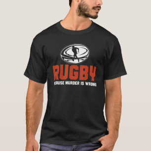 Camiseta Jogador de Rugby da Liga do Rugbys