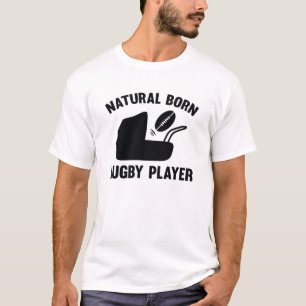 Camiseta Jogador de Rugby do Nascer Natural