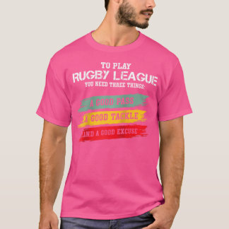Camiseta Jogador De Rugby E Combate Ou Toco Para Amer