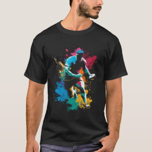 Camiseta Jogador de Rugger Retro Rugby Splash