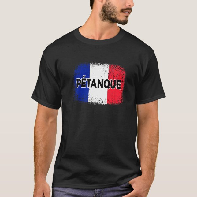 Camiseta Jogador de Sinalizador Francês Petânico Boule Bocc (Frente)