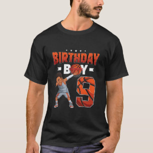Camiseta Jogador de Sketll Dabbing Menino de 9 Anos de Idad