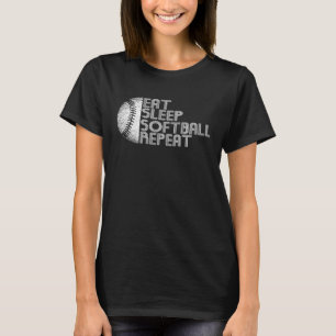Camiseta Jogador de Softball de Arremessador de Chuva de So