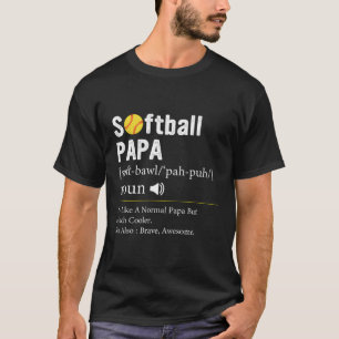 Camiseta Jogador de Softball Esporte Softball Definição Pap