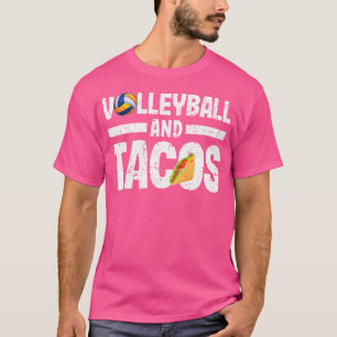 Camiseta Jogador De Taco De Voleibol E Tacos Engraçado