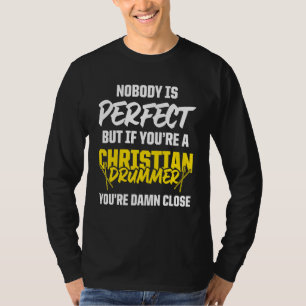 Camiseta Jogador de Tambor da Igreja Culto Drummer Cristã 4