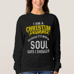 Camiseta Jogador de Tambor da Igreja do Drummer Cristão 51