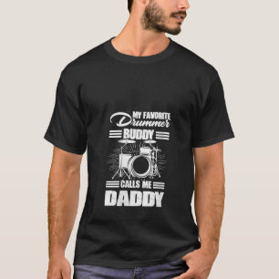 Camiseta Jogador de Tambor das Mulheres Minhas Chamadas Fav