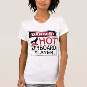 Camiseta Jogador de teclado quente