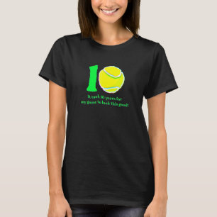 Camiseta Jogador de Tênis de 10 anos 2012 10º aniversário