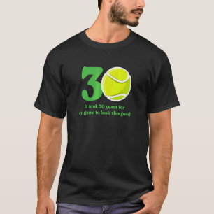Camiseta Jogador de Tênis de 30 anos de 1992 aniversário de