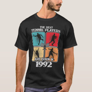 Camiseta Jogador de Tênis de 30 anos de idade, 1992, aniver