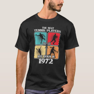 Camiseta Jogador de Tênis de 50 anos de idade, 1972, 50º an