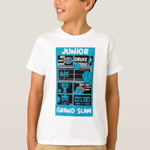 Camiseta Jogador de Tênis de Meninos Júnior