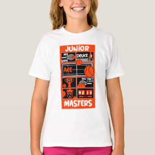 Camiseta Jogador de Tênis de Meninos Júnior