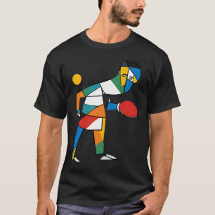 Camiseta Jogador de Tênis de Mesa