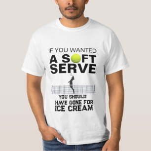 Camiseta Jogador de Tênis de Novidade do Tênis legal, se eu